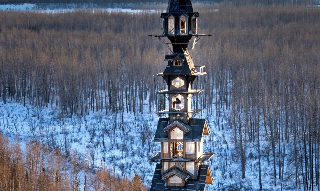 Toa nha xep chong,  Du lich My,  Khach du lich,  Kien truc doc dao anh 3