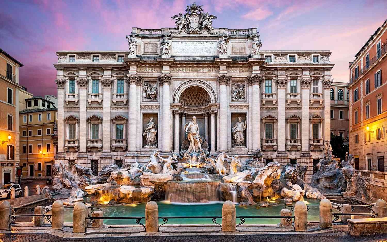 Dai phun nuoc Trevi,  Du lich Italy,  Rome,  Khach du lich anh 1