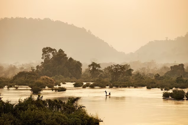 Du lịch Lào,  Vẻ đẹp sông Mekong,  Tượng Phật,  Đền chùa ảnh 9 Du lich Lao,  Ve dep song Mekong,  Tuong Phat,  Den chua anh 9