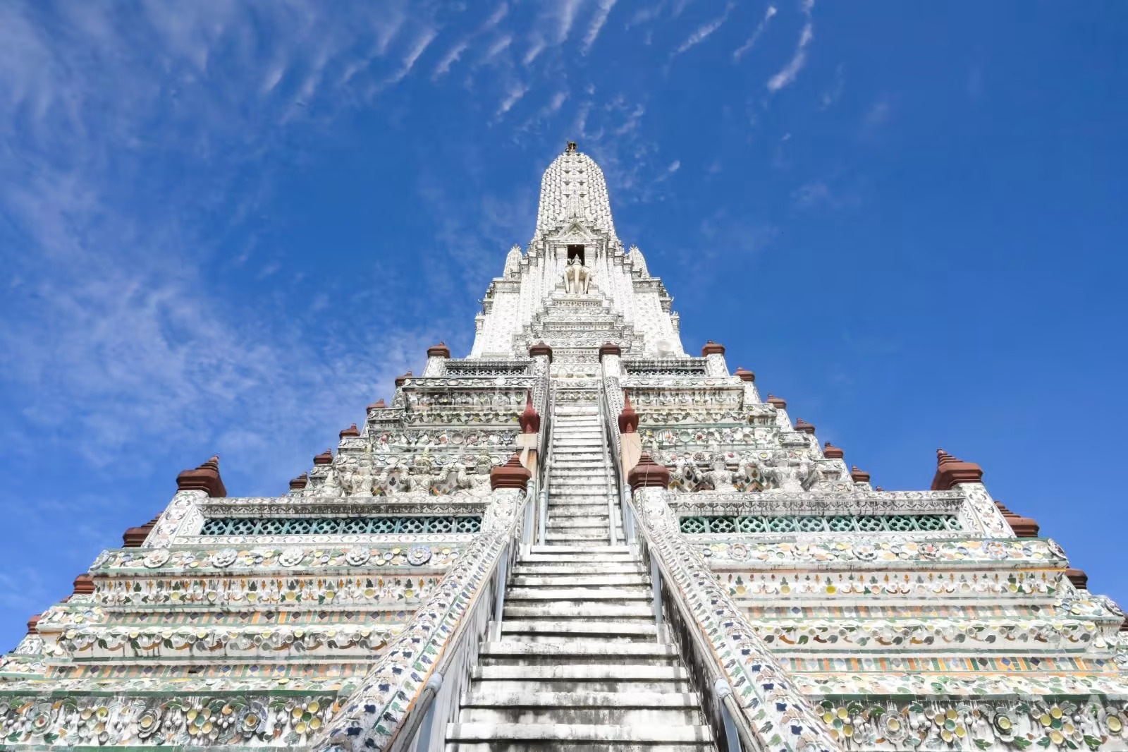 Mon kem Thai Lan,  Khach du lich,  Du lich Thai Lan,  Wat Arun anh 1