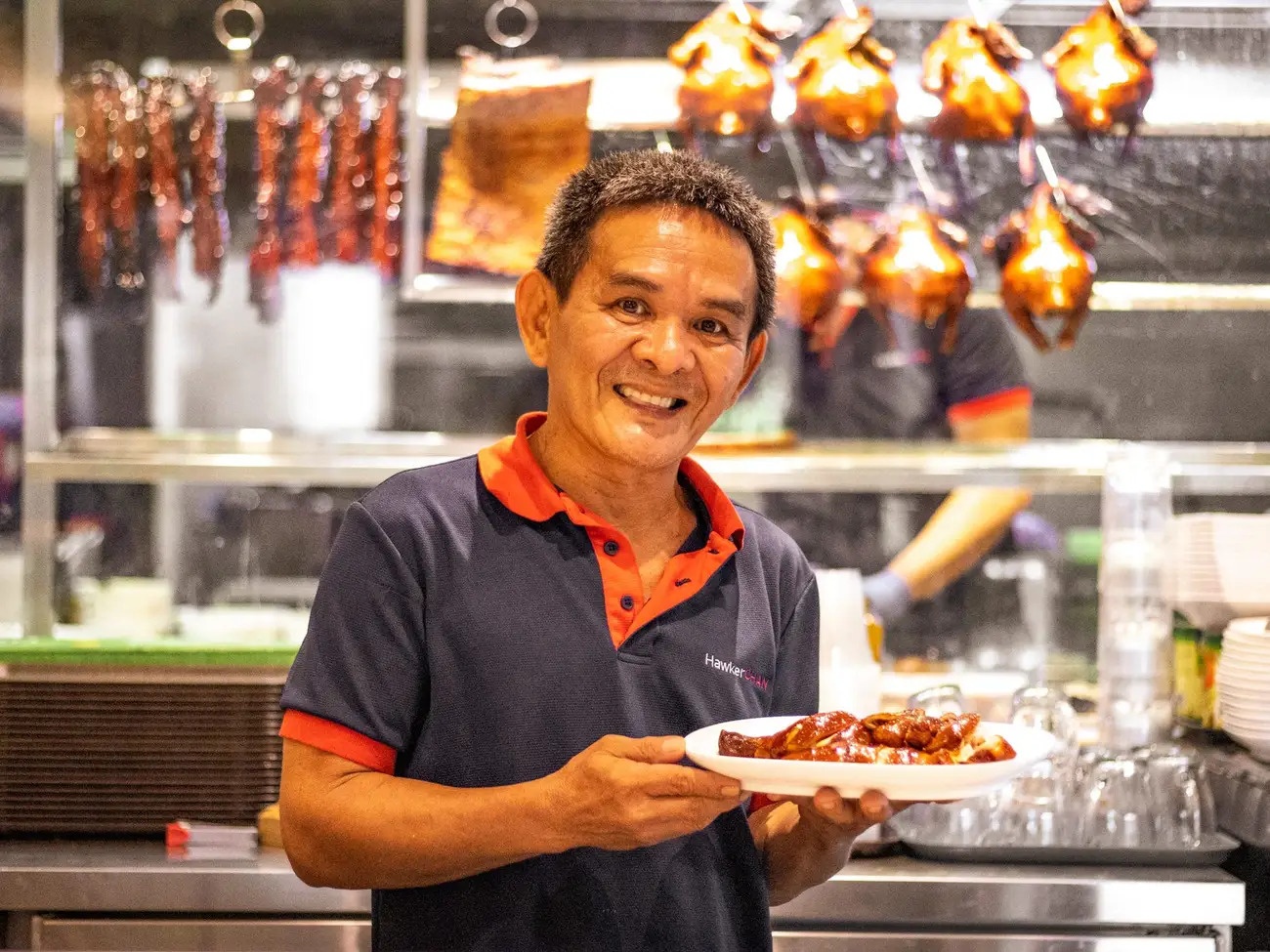 Quan com ga,  Am thuc duong pho,  Hawker Chan,  Michelin anh 1