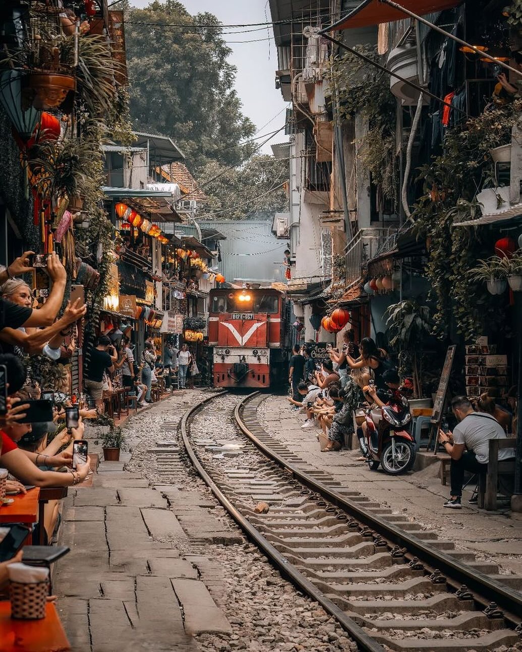 Đường tàu Hà Nội ảnh 1 Duong tau Ha Noi anh 1