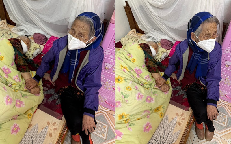 Than nhau gan 90 nam, 2 cu ba chuyen noi o de duoc song gan nhau hinh anh