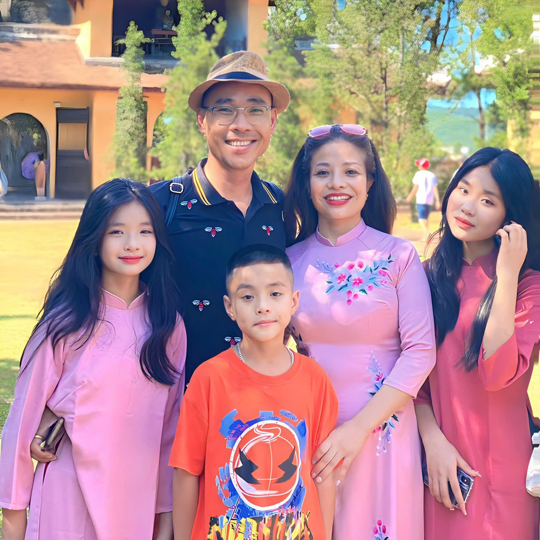 gia dinh con 2 nguoi anh 1