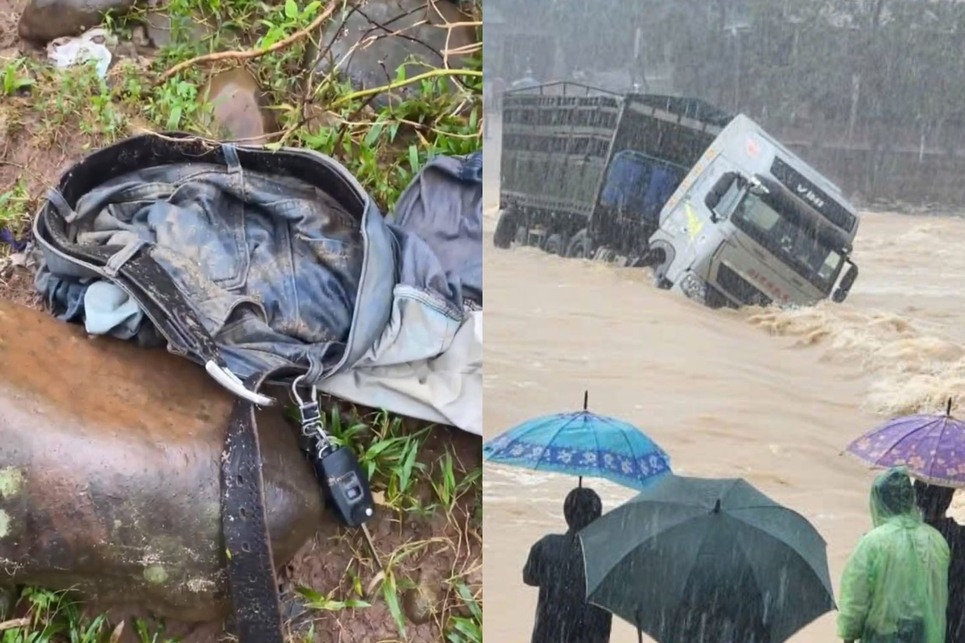 Phat hien manh moi nghi cua tai xe bi lu cuon o Quang Tri hinh anh