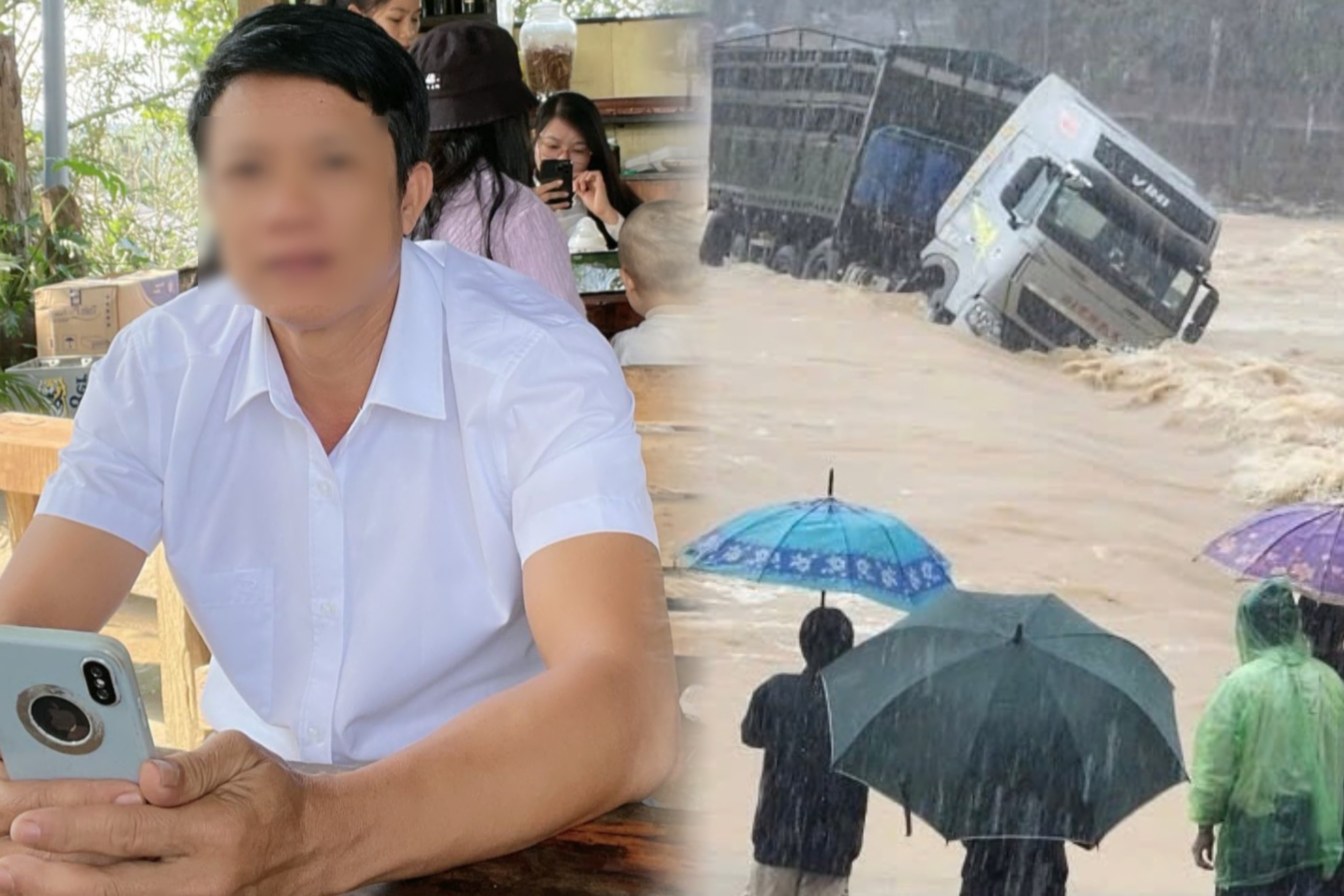 Tim thay thi the tai xe bi lu cuon troi khi co vuot ngam o Quang Tri hinh anh