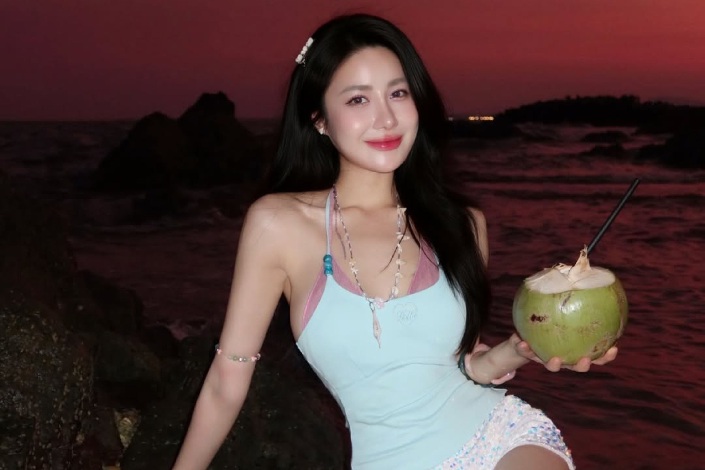 TikToker Gon Pink truoc khi ly hon hinh anh