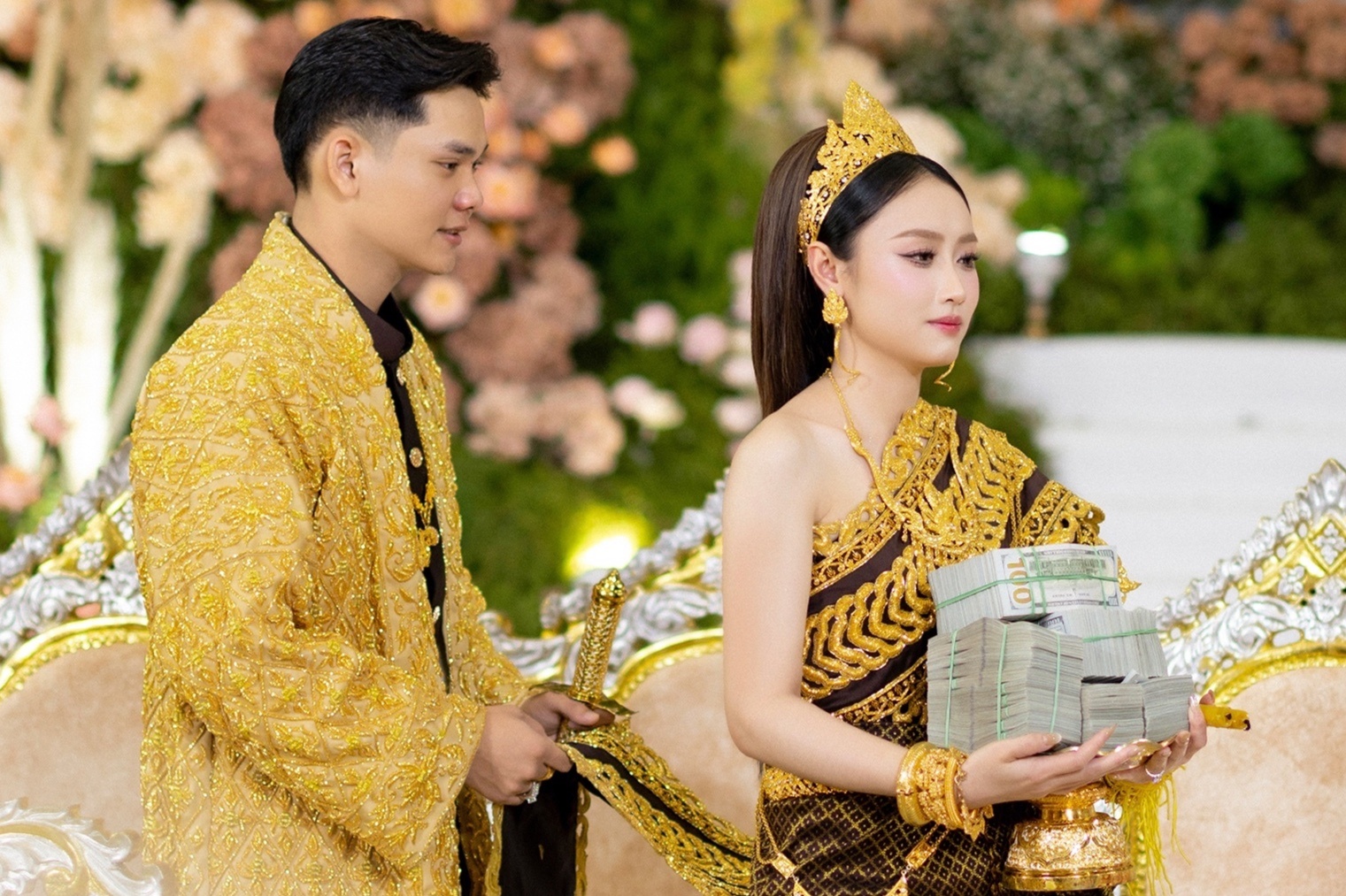 Dong thai cua 'co dau 35 ty' sau khi chia tay thieu gia Campuchia hinh anh