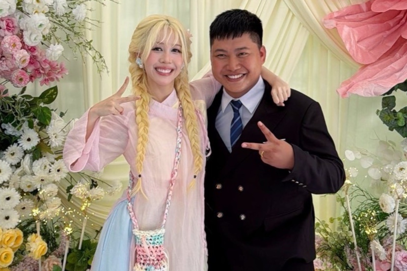 Hau Hoang du dam cuoi Mui truong Long hinh anh