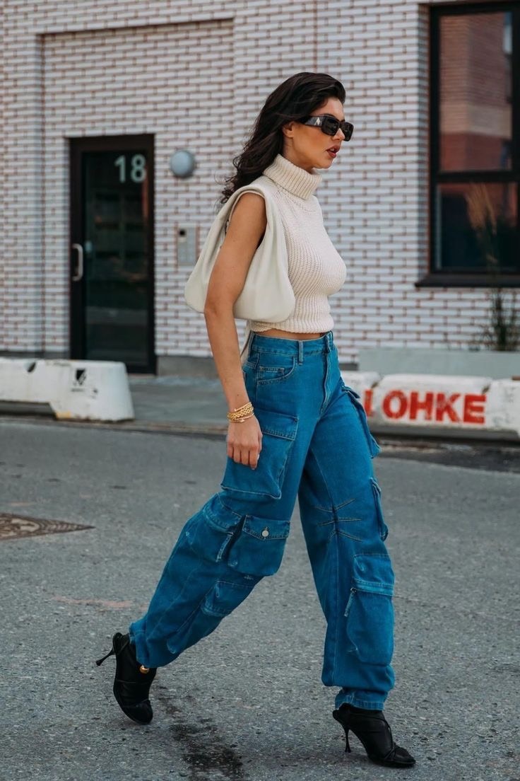 Xu huong denim mua thu anh 19