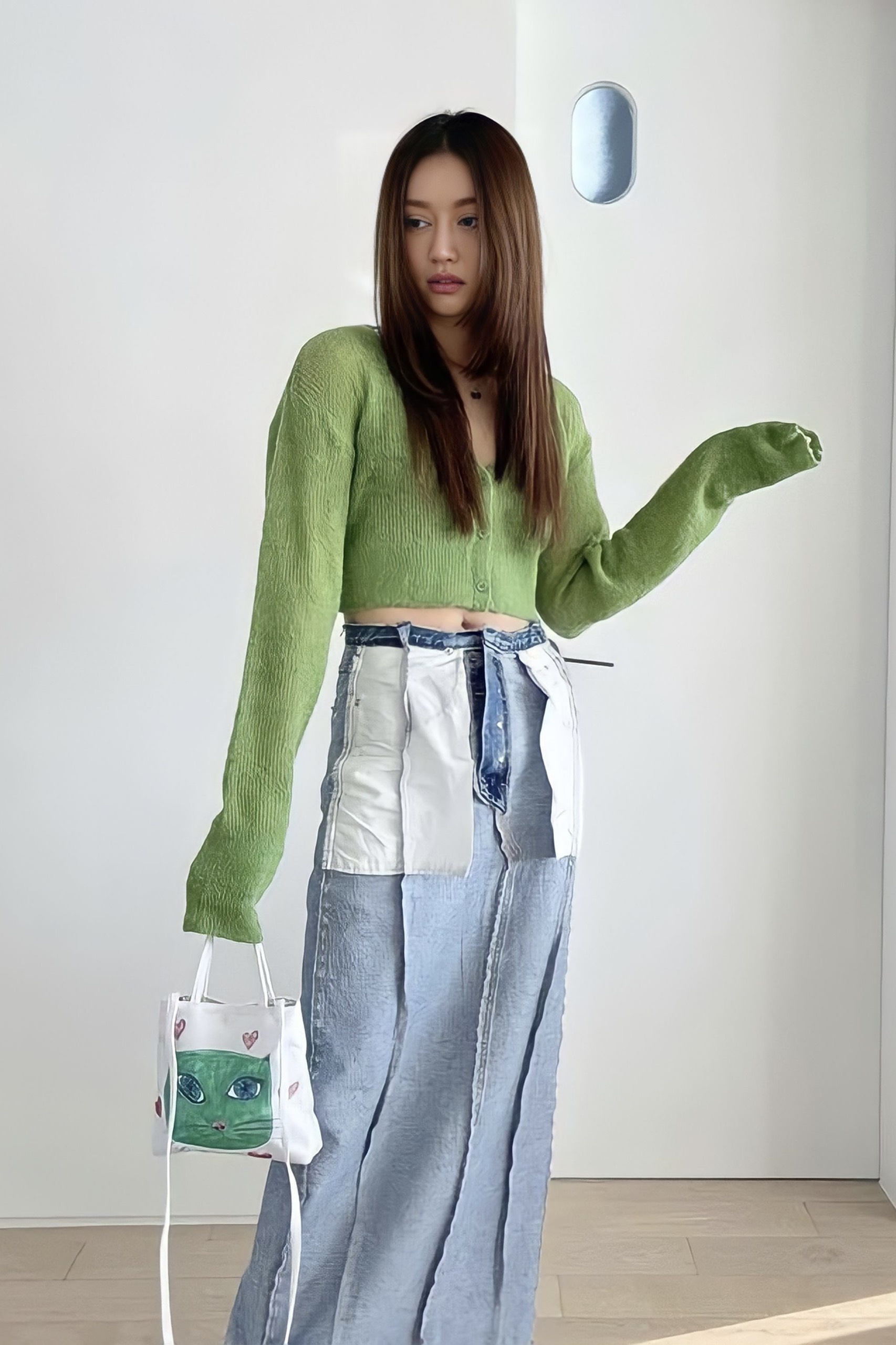 Phoi dam denim midi anh 12