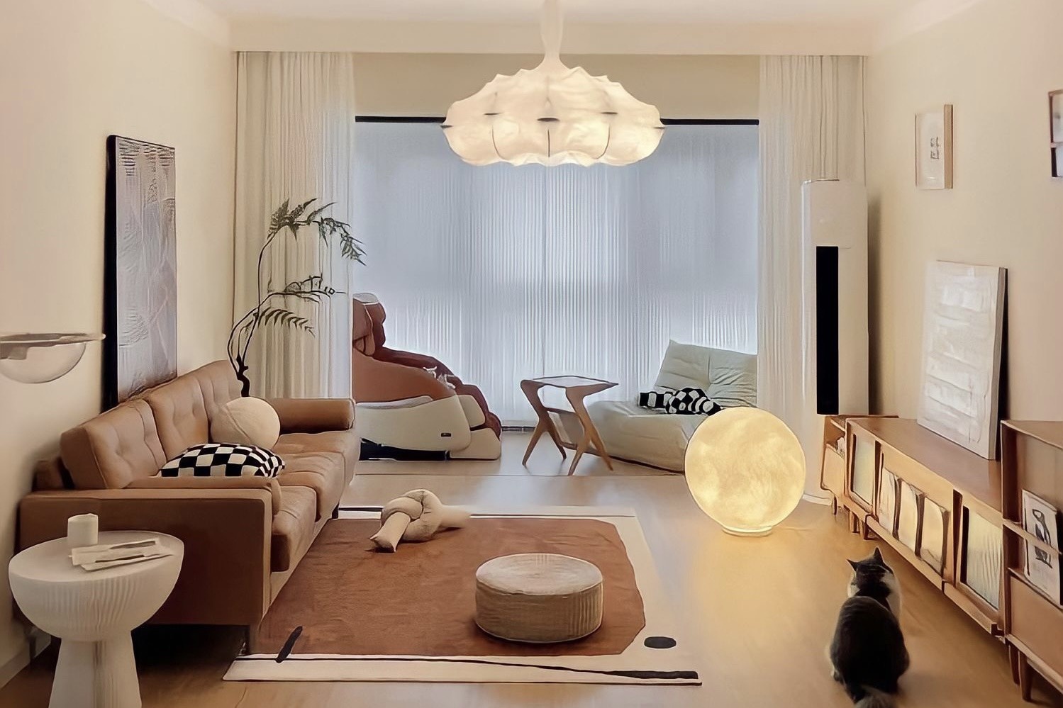 Che giau phong khach bua bon hinh anh