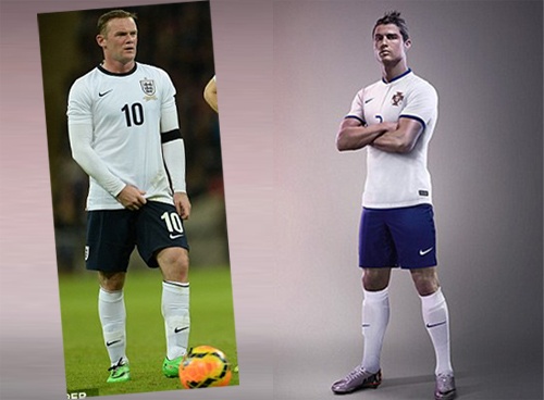 Ao dau moi cua Ronaldo giong het DT Anh hinh anh