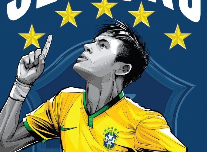 Poster co dong suc soi cua 32 doi tuyen World Cup 2014 hinh anh