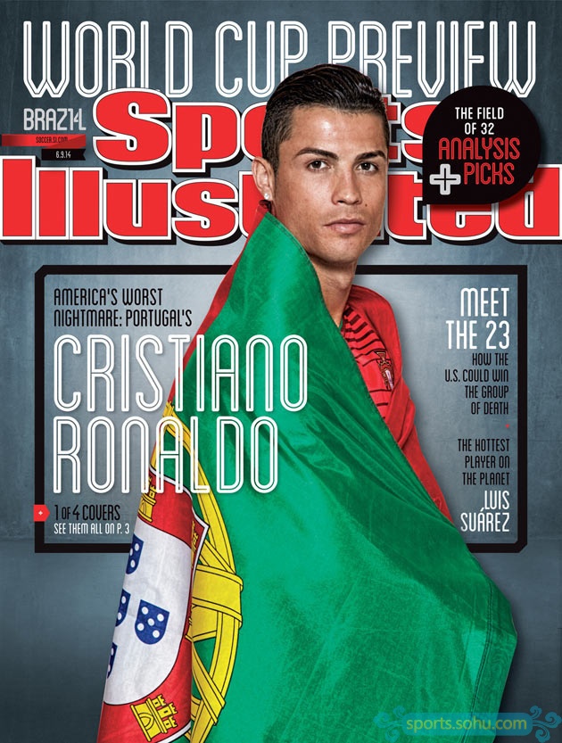 Ronaldo, Messi, Suarez dua nhau len bia tap chi hinh anh