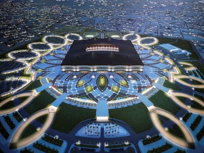 Lo dien san van dong World Cup 2022 dep nhu mo hinh anh