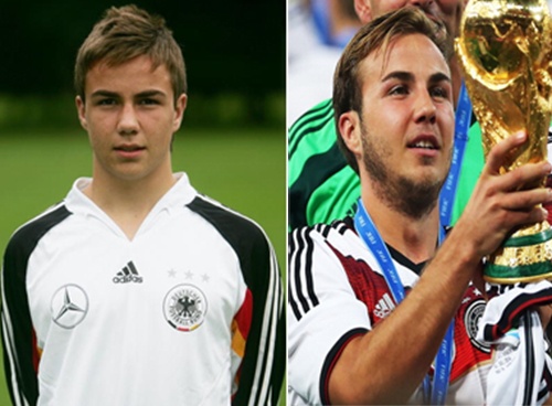 Hinh anh lot xac cua cac nha vo dich World Cup 2014 hinh anh