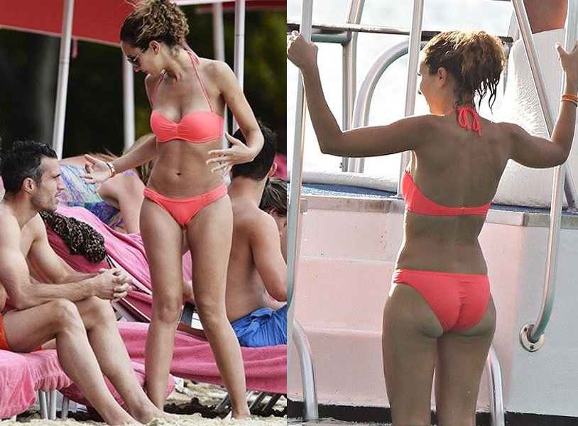 Ba xa van Persie khoe dang nuot na tren bien hinh anh