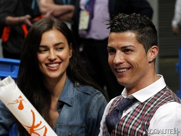 Ronaldo và Irina thời còn mặn nồng,