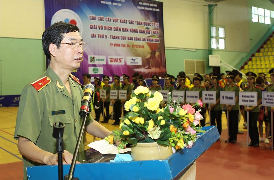 Khai mac Giai vo dich dien dan bong ban Viet Nam lan 9 hinh anh