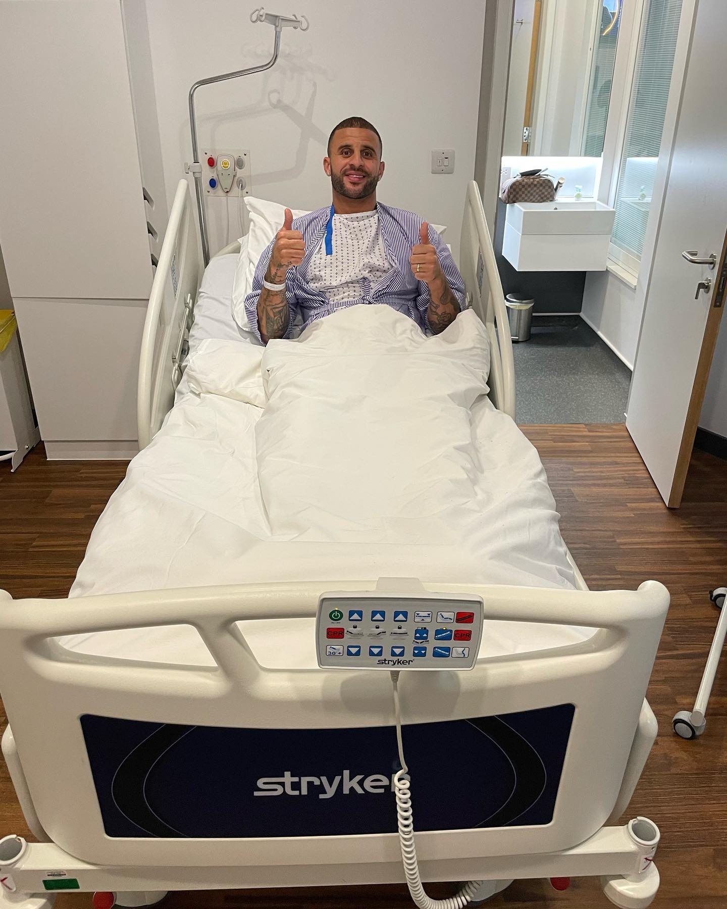 Kyle Walker chan thuong anh 1