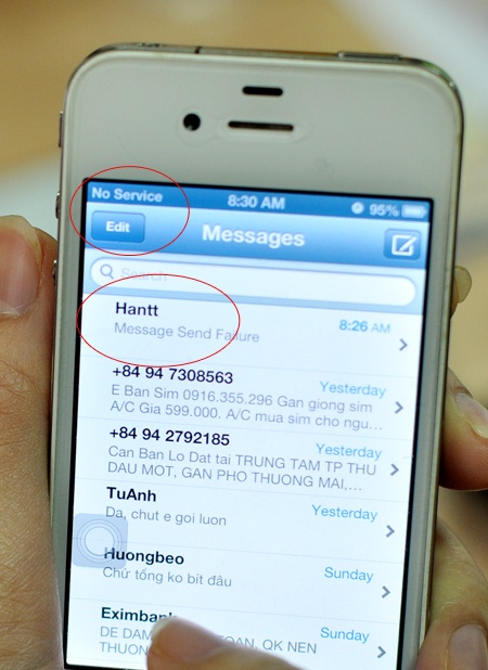 VinaPhone mat mang tai 3 quan o Ha Noi hinh anh