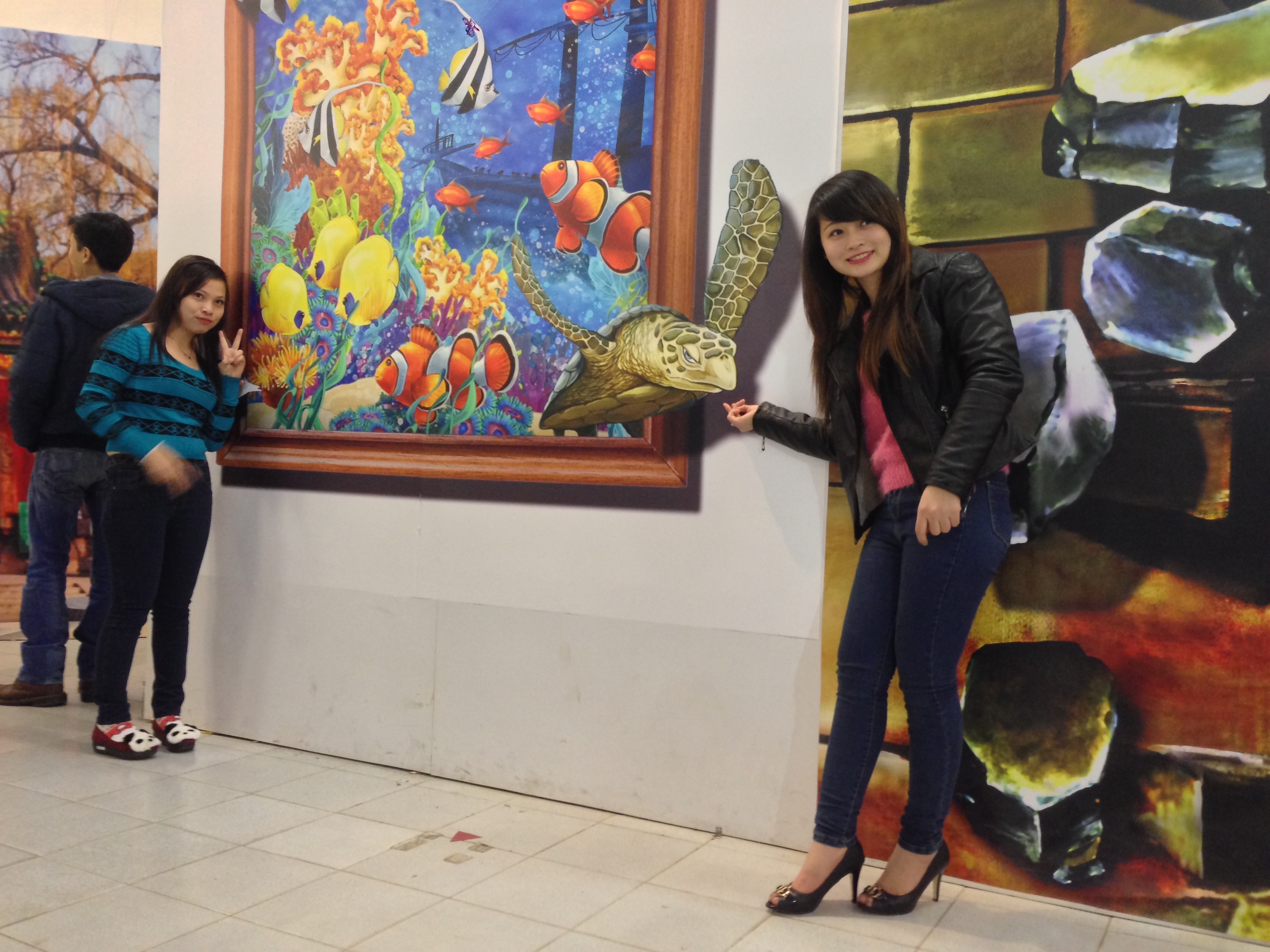 Thu hang chuc trieu nho chup anh 3D truoc them nam moi hinh anh