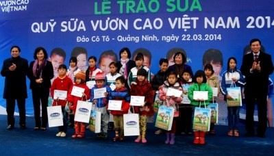 Vinamilk danh 8 ty dong cho Quy ‘Vuon cao Viet Nam’ nam 2014 hinh anh