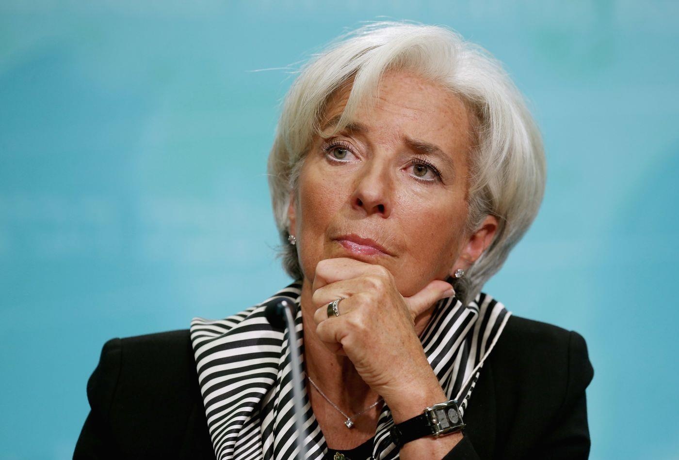 Tong giam doc IMF Christine Lagarde tu chuc hinh anh