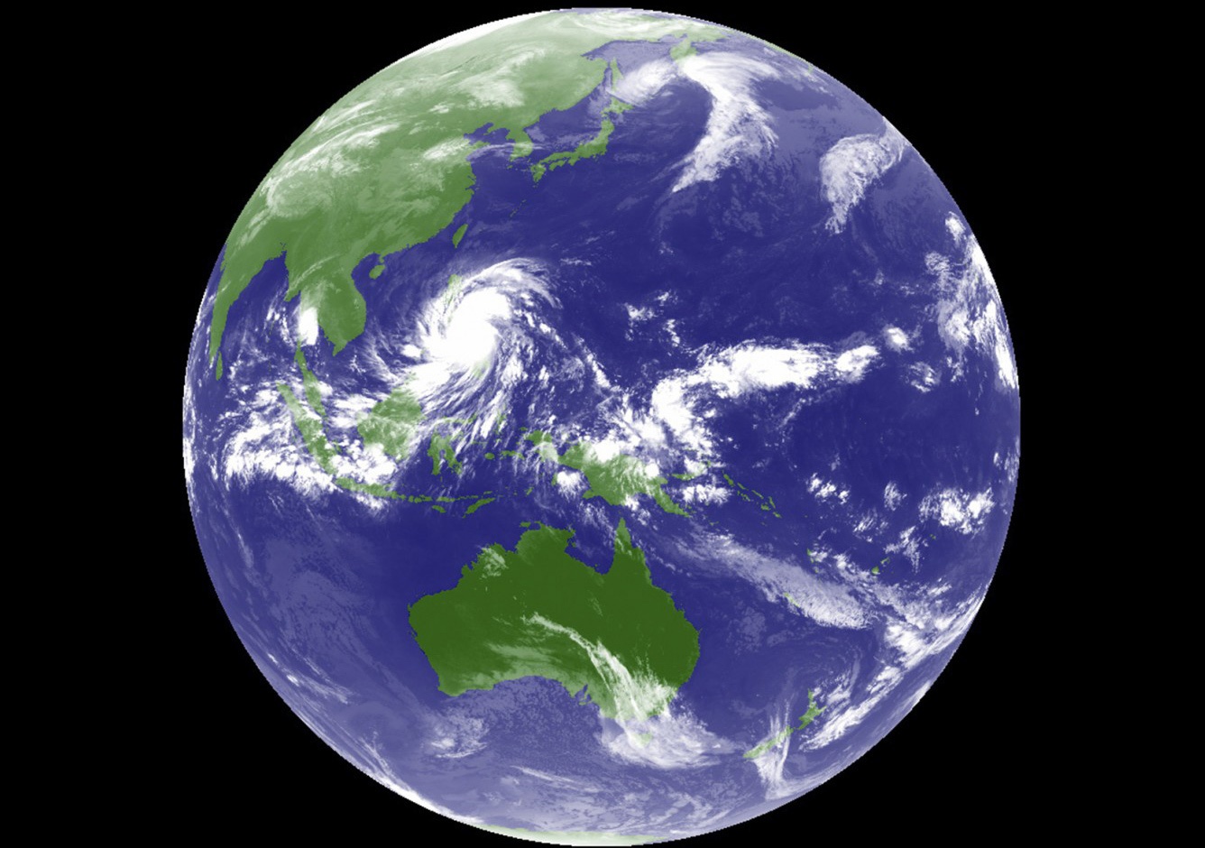 Ve tinh theo chan bao Haiyan dang lam lui tien vao Viet Nam hinh anh