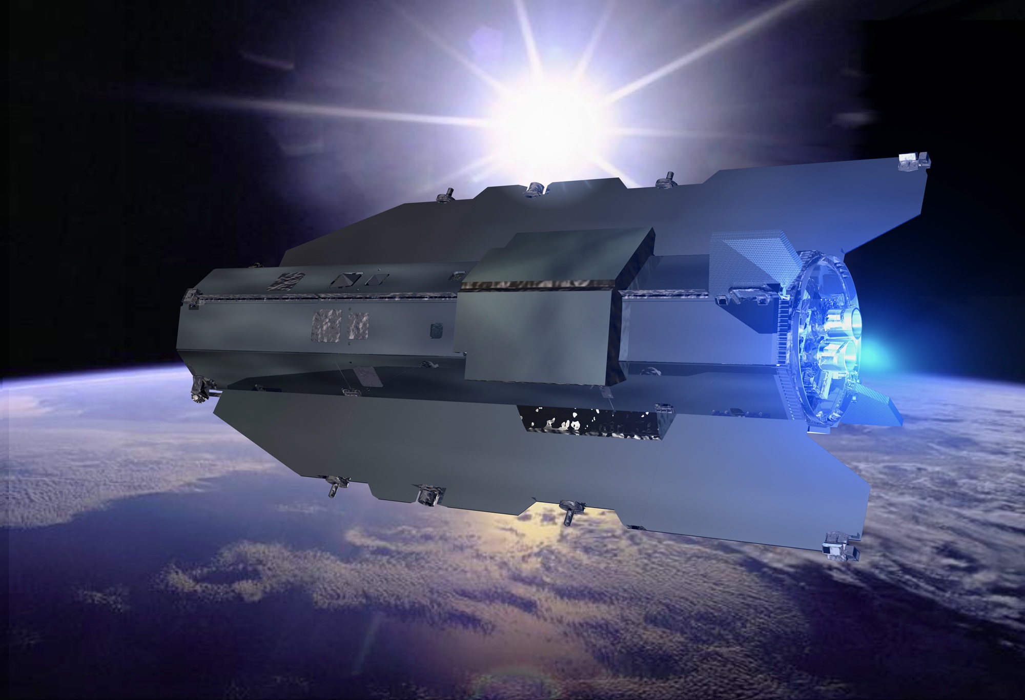 ‘Sieu xe Ferrari trong khong gian’ roi xuong dia cau hinh anh