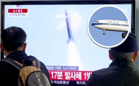 Phi co Trung Quoc cat duong bay cua ten lua Trieu Tien hinh anh