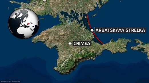 Quan doi Nga - Ukraina giap mat o bien gioi Crimea hinh anh