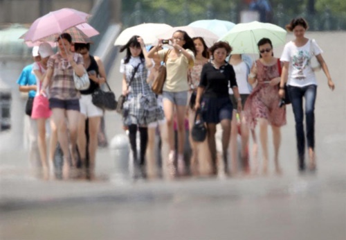 Nang nong ky luc o Nhat, 2 nguoi chet, 300 nguoi nhap vien hinh anh