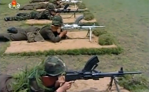 Quan doi Trieu Tien o at na dan vao linh My gia hinh anh