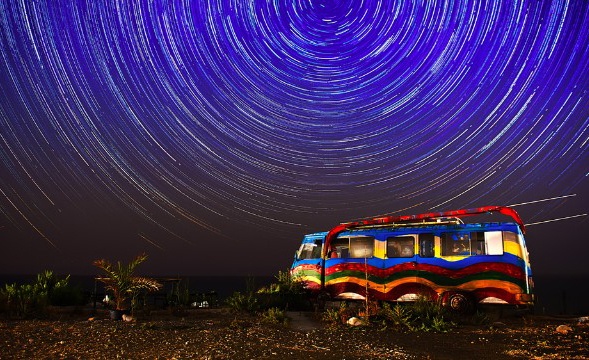 Bau troi tuyet dep qua ong kinh nguoi yeu thien van hinh anh