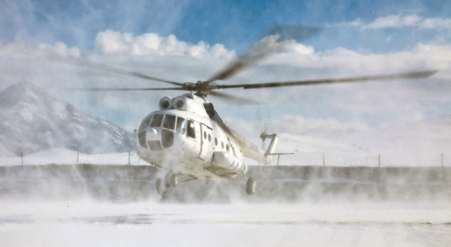 Nga thu nghiem 'sieu truc thang' chuyen dung o Bac Cuc hinh anh