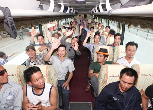 33 lao dong Viet so tan khoi Libya qua Ai Cap bang duong bo hinh anh