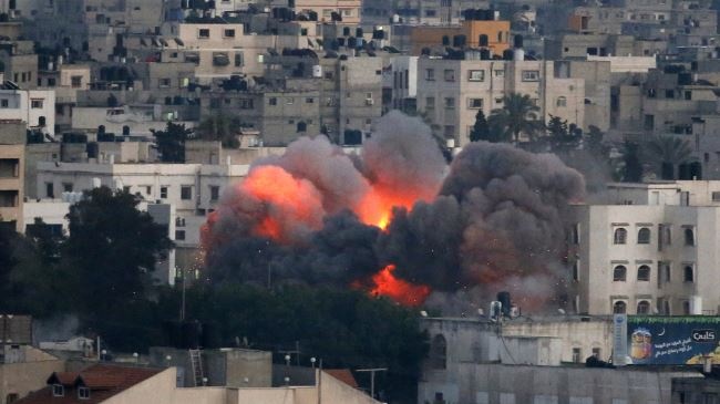 Israel san phang mot toa chung cu 13 tang o Gaza hinh anh