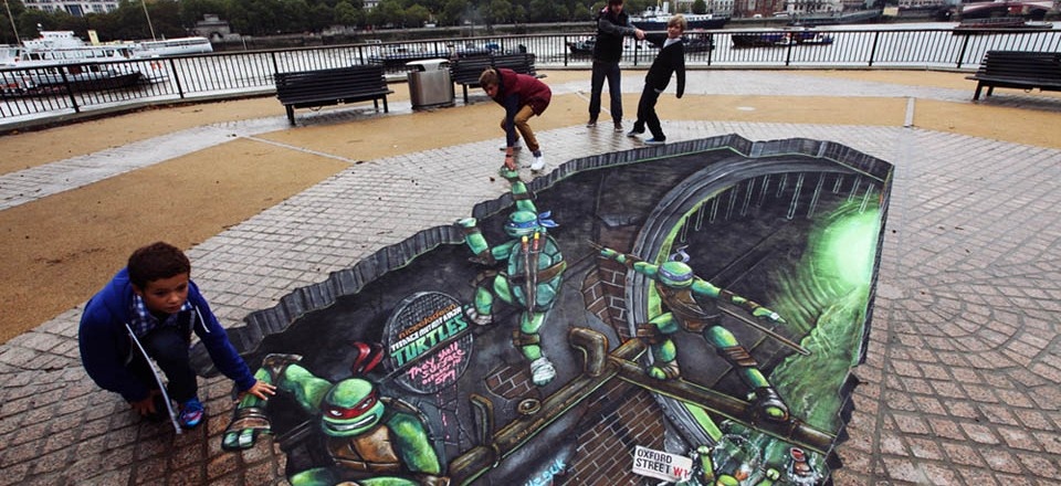 Buc tranh 3D lon nhat the gioi nam 2011 hinh anh