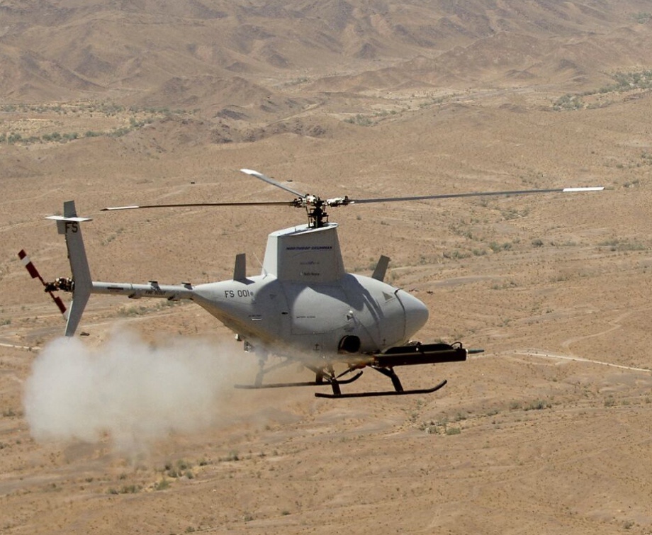 MQ-8 thu nghiem ban ten lua hinh anh