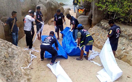 Thai Lan phong toa dao du lich tim nghi can giet 2 khach Anh hinh anh