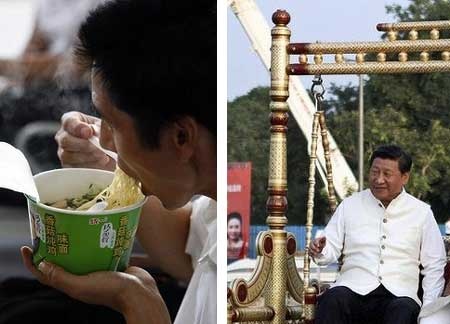 Chu tich Trung Quoc nhac dan bot an mi goi khi xuat ngoai hinh anh