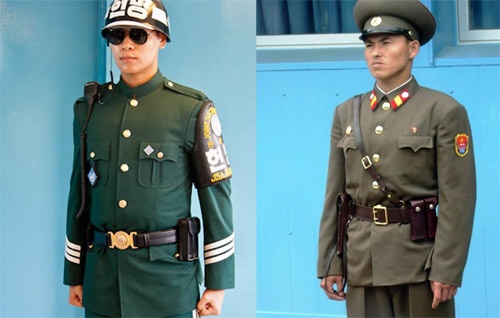 Su khac biet giua quan doi Han Quoc va Trieu Tien hinh anh