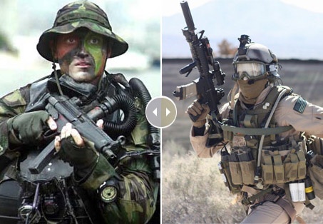 Su khac biet giua hai luc luong dac nhiem tru danh cua My hinh anh