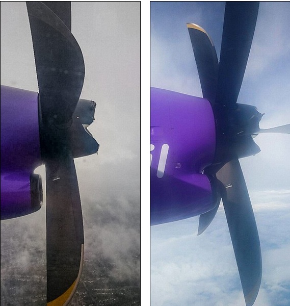 May bay van toi dich du mot dong co 'chet dung' giua troi hinh anh