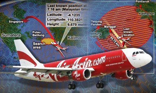 'May bay AirAsia da re trai truoc khi mat tich' hinh anh