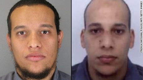 Said Kouachi, left, and Cherif Kouachi