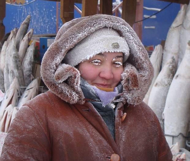 Cuoc song khac nghiet o noi lanh nhat hanh tinh hinh anh