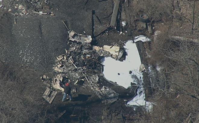 May bay roi o My, 2 nguoi thiet mang hinh anh